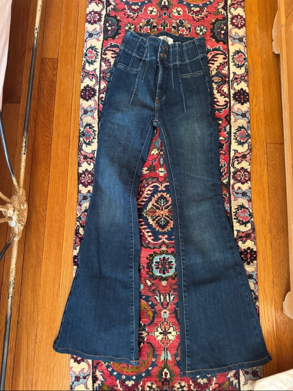 We The Free Dark Blue Flare Jeans